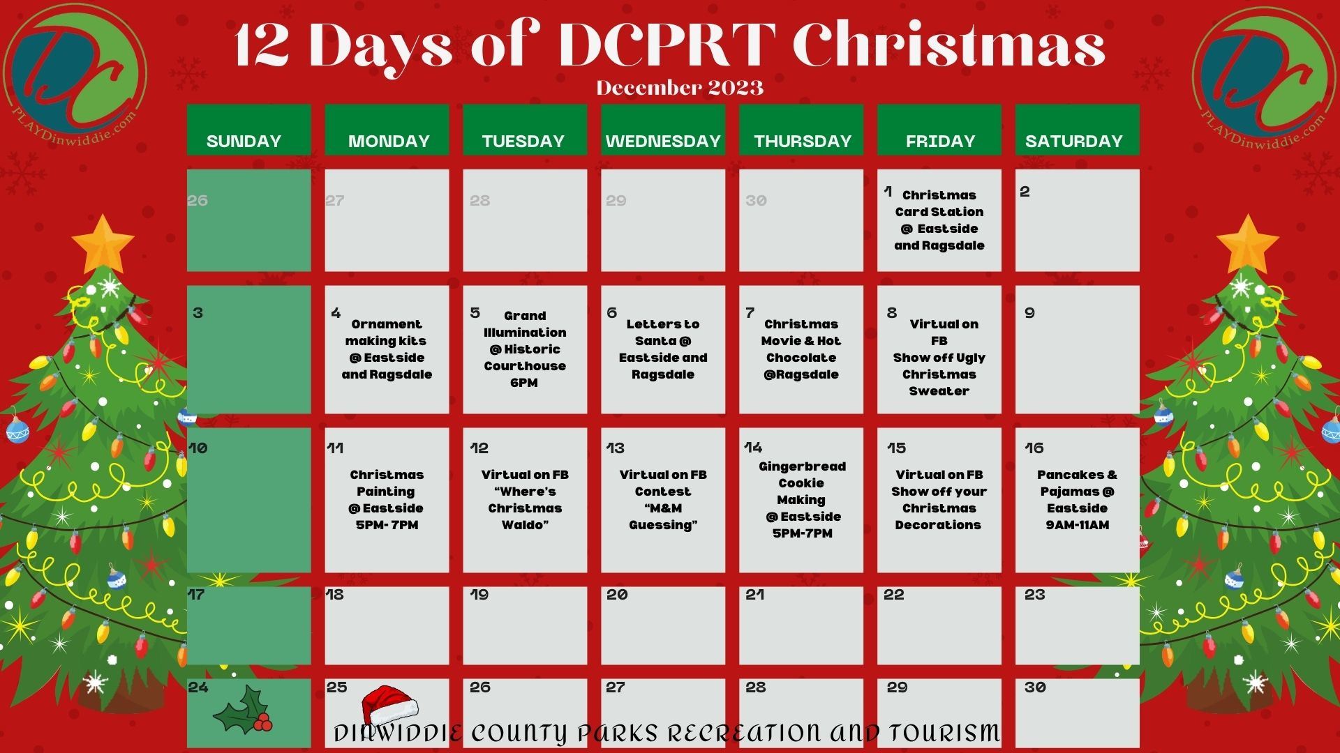 [Original size] 12 Days of Christmas Flyer Draft