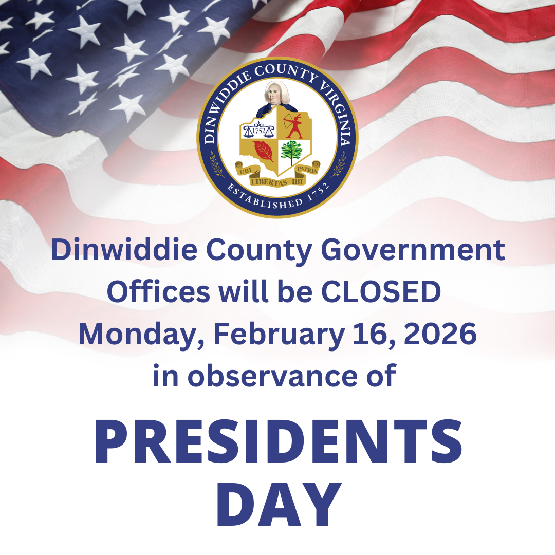 County Offices CLOSED for Presidents Day