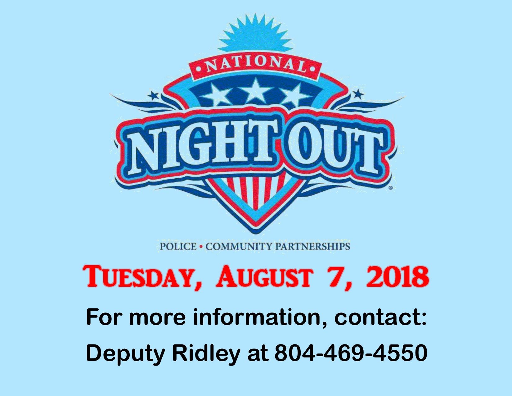 National Night Out 2018