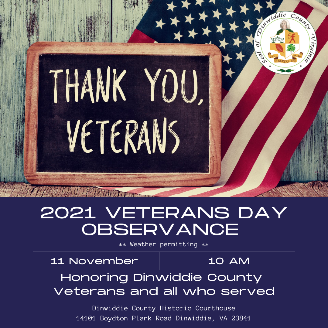 2021 Veterans Day Flyer